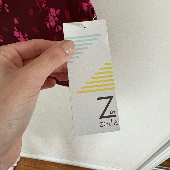 Z by Zella Floral Racerback Sports Bra XS - Picture 2 of 5